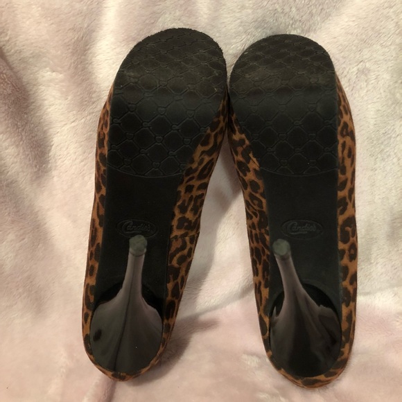Candies Cheetah Platform Heels - Picture 5 of 8